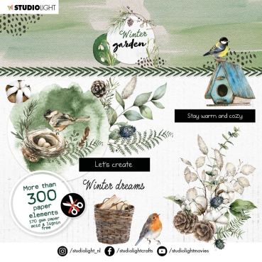 Studio Light Winter Garden Winter Elements Die-Cut Block