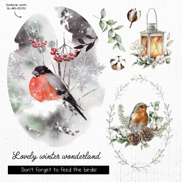 Preview: Studio Light Winter Garden Winter Elements Die-Cut Block