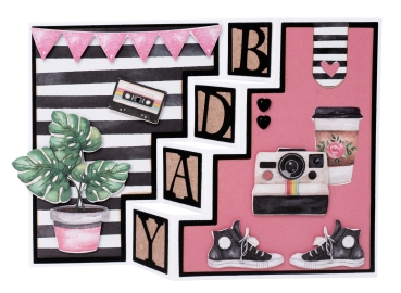 Preview: Studio Light Block Stairs Card Cutting Dies Stanzschablonen