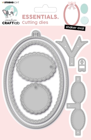Creative Craftlab Essentials Cutting Dies Stanzschablonen Oval Shaker