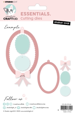 Preview: Creative Craftlab Essentials Cutting Dies Stanzschablonen Oval Shaker