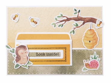 Preview: Studio Light Tiny Commercial Envelope Stamp & Die Stempel & Stanzschablone