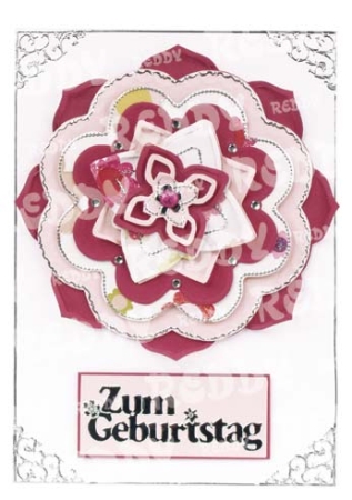 Preview: Prägeboard Sweet Floral