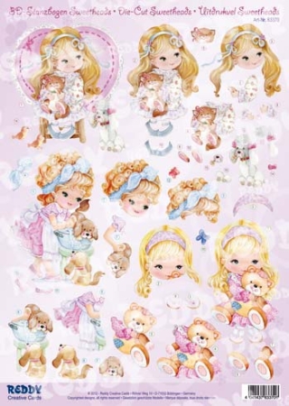 3D Stanzbogen Sweetheads 1