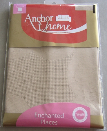 Preview: Anchor Home Mitteldecke / Tischdecke 90 x 90 cm braun Enchanted Places