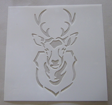 Flex Schablone Hirsch