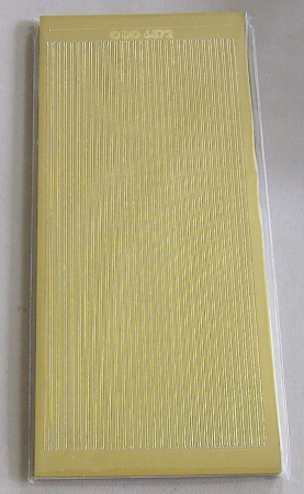 Preview: Reddy Stickerbogen 10 x 23 cm Frames Multi / Lines Rahmen und Linien gold