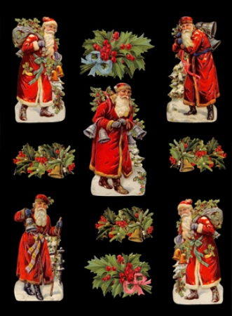 Tischdeko Weihnachtsmann