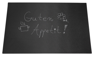 Tischset aus Tafelfolie 30 x 40 cm incl. Kreide