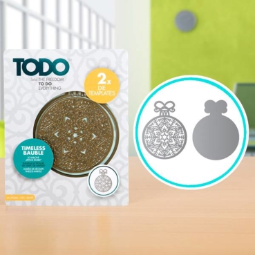 TODO Die Template Set Timeless Bauble