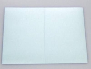Grußkarte 10,2 x 15,2 cm pastell blau