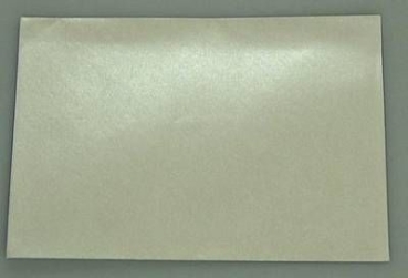 Umschlag passend zu Grußkarte 10,2 x 15,2 cm silber