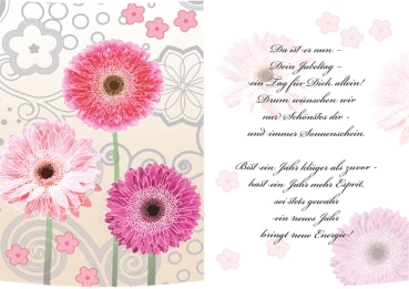 Reddy Cards Transparentpapier,  A5, Gedichte, Geburtstag allgemein 1