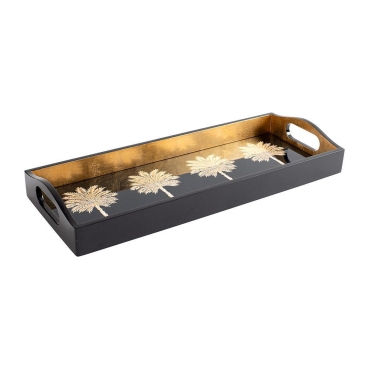 Caspari Bar Tablett Lack Rechteckig Bar Tray Grand Palms