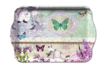 Ambiente Tablett 13 x 21 cm Butterfly Medaillon