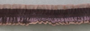 Elastischer Tüll 30 mm je Meter braun
