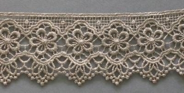 PE-Ätzspitze 5 cm breit taupe