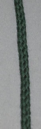 Baumwollkordel 4 mm breit pro Meter grün