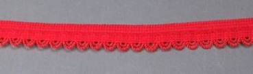Elastisches Webband DARLING 9 mm pro Meter rot