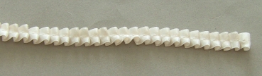 Falten-Satinband 11 mm je Meter creme