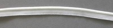 Stretch Paspel je Meter 10 mm weiss