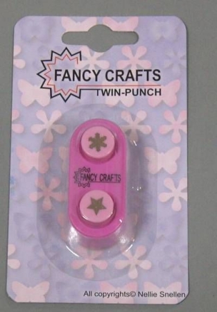 Twin Mini Punch Ministanzer 2 Motive Stern und Schneeflocke