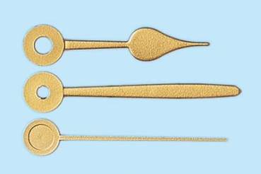Zeigersatz für Uhren gold 53 / 45 mm