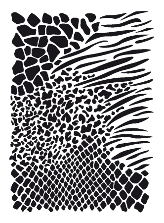 VIVA Decor Universalschablone Animalprint AllOver