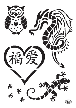 VIVA Decor Universalschablone Asia