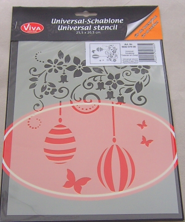 Preview: VIVA Decor Universalschablone Ostereier am Zweig