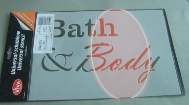 VIVA Decor Universalschablone "Bath and Body"