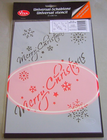 VIVA Decor Universalschablone "Merry Christmas"