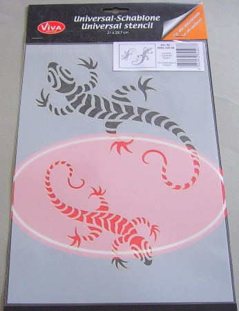 VIVA Decor Universalschablonen A4 Gecko