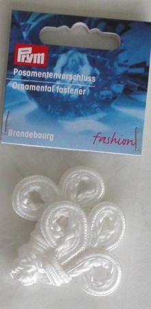 PRYM Posamentenverschluß weiss