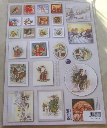 Reddy Cards Stanzbogenset Bilder und Rahmen für DIN lang Karten
