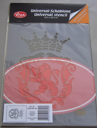 VIVA Decor Universalschablone Wappen