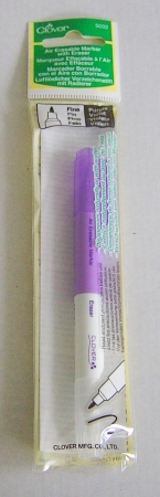 Clover Luftlöslicher Vorzeichenstift fein, violett, mit Radierer
