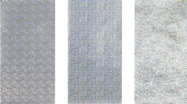 Knorr Prandel Wachsplattensortiment Sortierung Hologramm silber