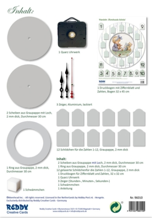 Preview: Reddy Cards Wanduhr Moreheads Schule