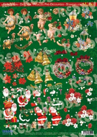 Reddy 3D Stanzbogen Klassische Weihnachtsmotive