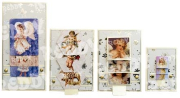 Preview: Reddy Cards Bastelpackung Wasserfallkarten, Engel