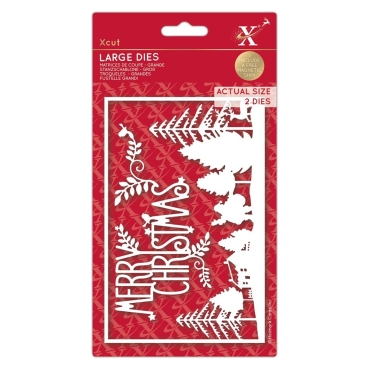 Xcut Large Dies Stanzschablone Merry Christmas