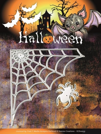 Yvonne Creations Die Halloween Spider Web