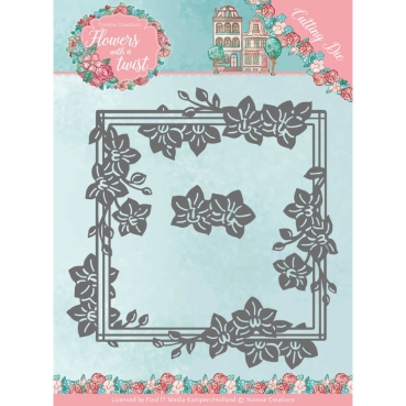 Yvonne Creations Die Schneideschablone Flowers with a Twist Orchid Frame
