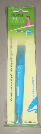 Clover Nancy Ziemann wasserlöslicher Vorzeichenstift Blau