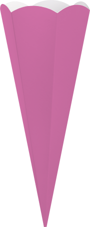Preview: Schultüten Zuschnitt 69 cm pink