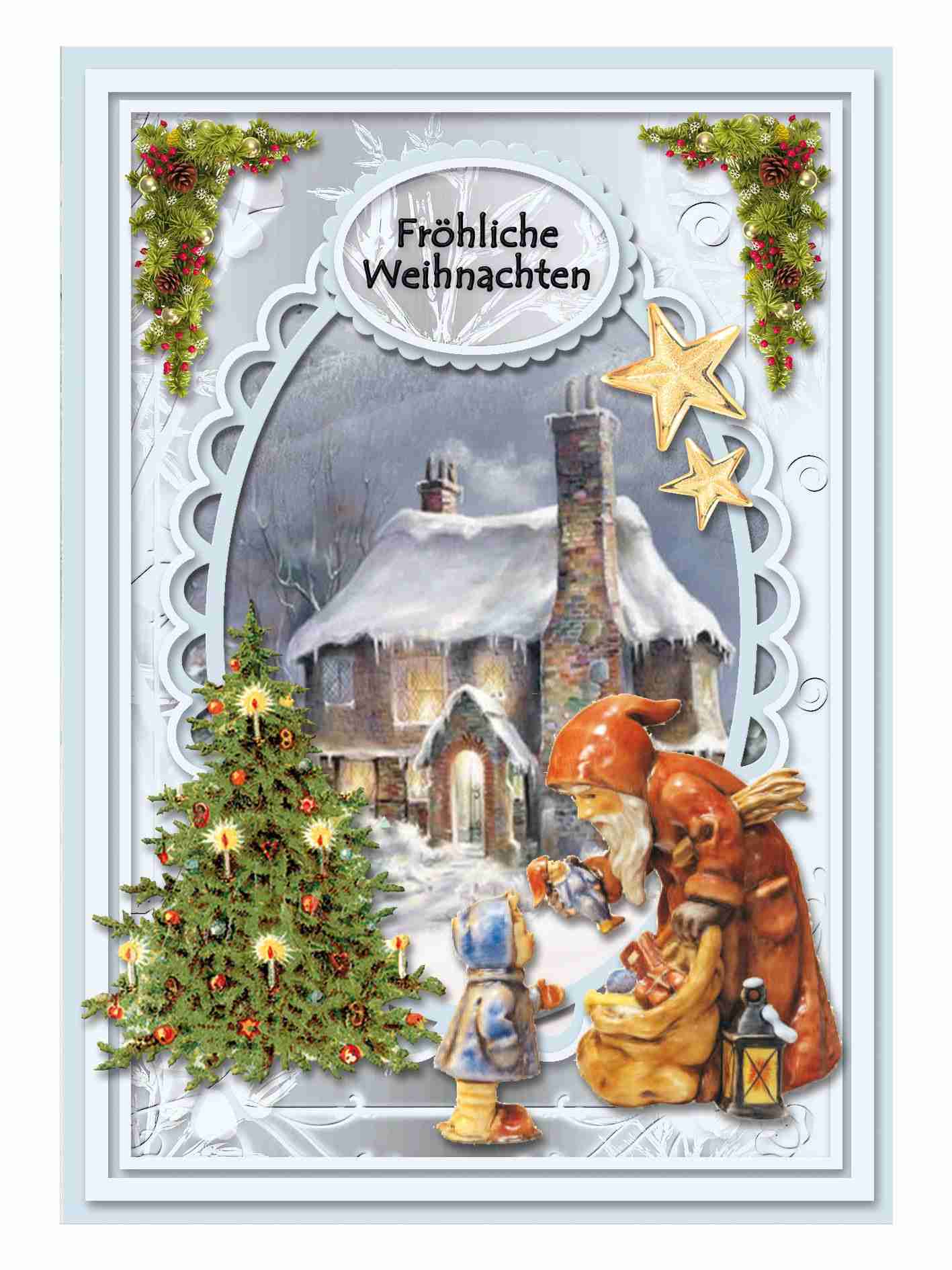 Clintons Weihnachtskarte Für Mama – Mit Hummel-Motiv & Herzlichem Innentext