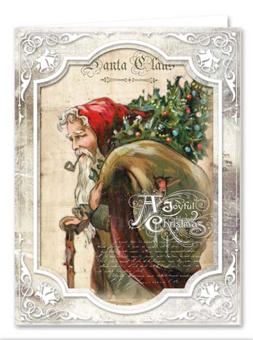 Nostalgie Weihnachten Premium Grußkarte mit Umschlag Weihnachtskarten 20 Stk 