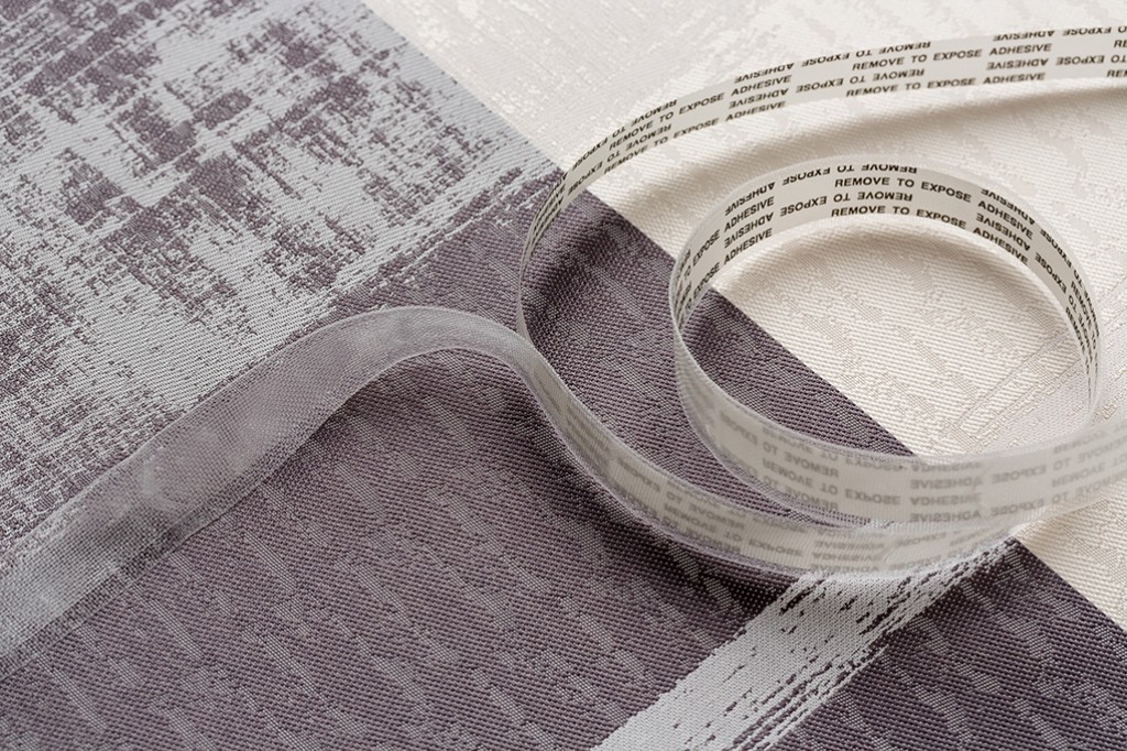 Raffrolloband 18mm Transparent Mit Querschlaufen – Rafa Raumausstatter Shop