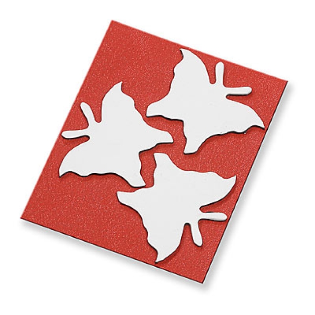 Knorr-Prandell Magnetsticker Schmetterling 4 x 3,5 cm 3 Stück